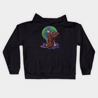 Kitten and Earth Kids Hoodie